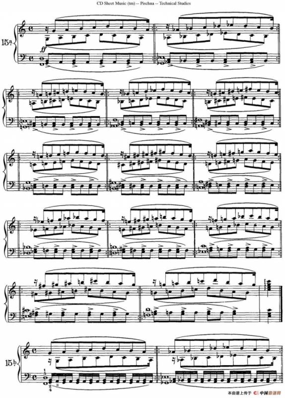 Technical Studies 60 Progressive Exercises （60首钢琴循序渐进练习曲 P21——30）