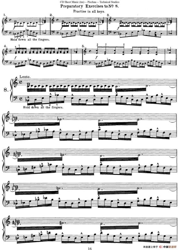 Technical Studies 60 Progressive Exercises （60首钢琴循序渐进练习曲 P11——20）