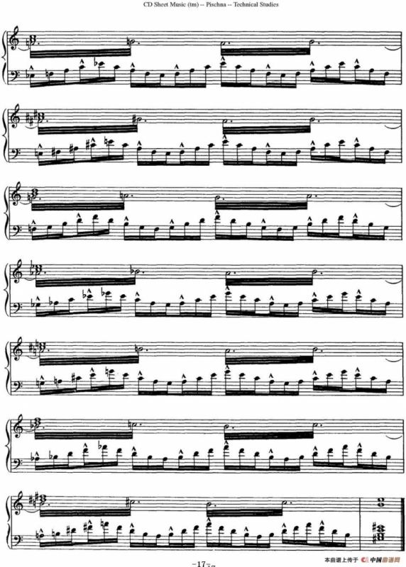 Technical Studies 60 Progressive Exercises （60首钢琴循序渐进练习曲 P11——20）