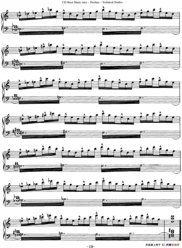 Technical Studies 60 Progressive Exercises （60首钢琴循序渐进练习曲 P11——20）