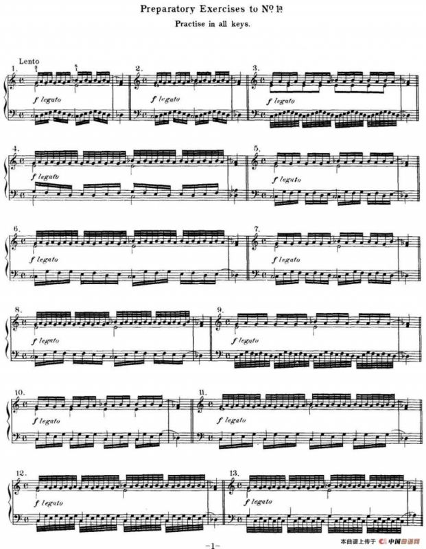 Technical Studies 60 Progressive Exercises （60首钢琴循序渐进练习曲 P1——10）