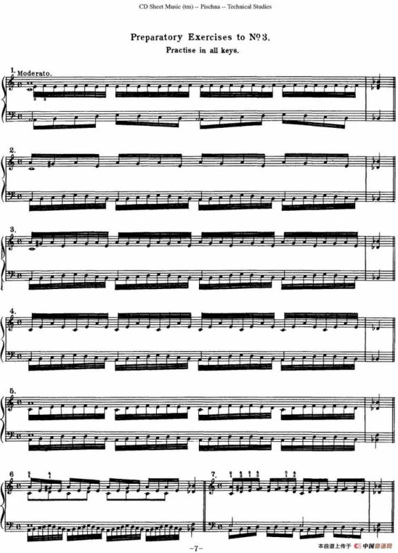Technical Studies 60 Progressive Exercises （60首钢琴循序渐进练习曲 P1——10）