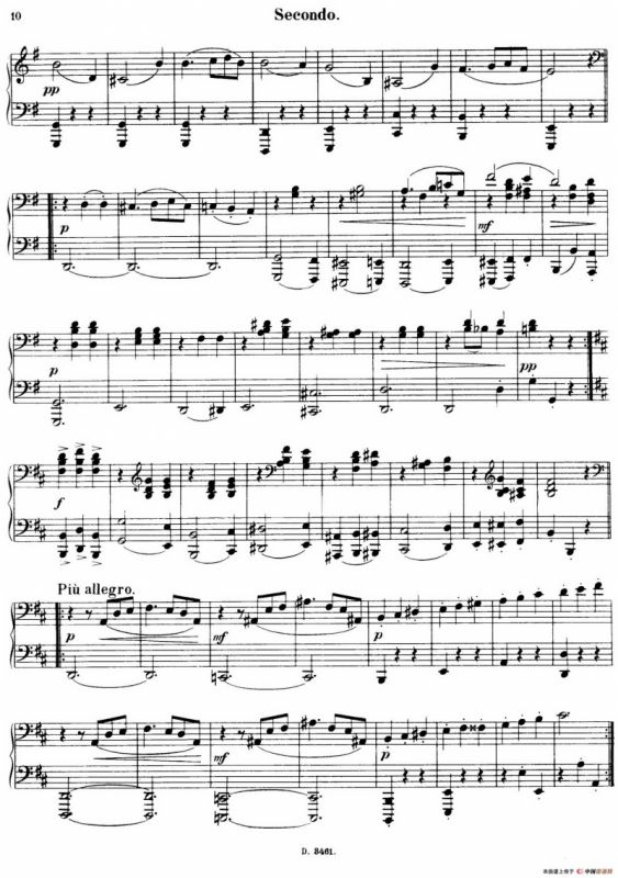 Walzer Op.3 - 4 hands（圆舞曲·四手联弹）