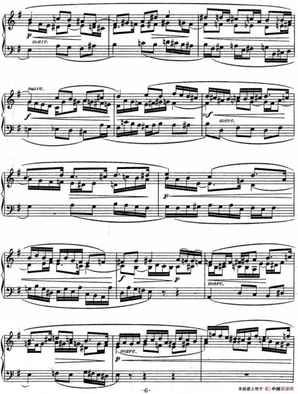 6 Preludes and Fugues Op.99（6首前奏曲与赋格·1）