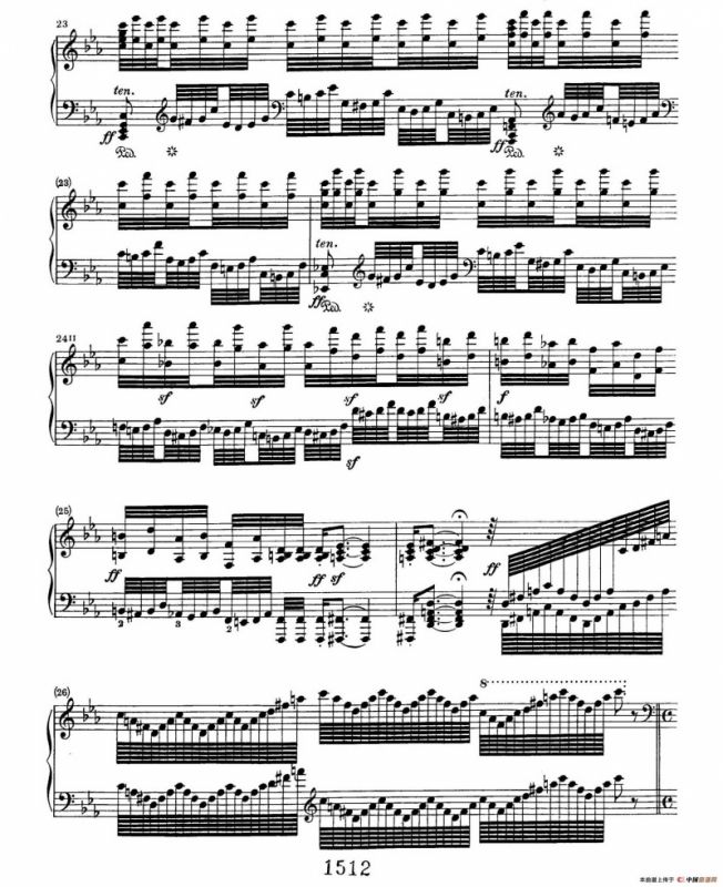 Choral Fantasia in c Minor Op.80（c小调合唱幻想曲·钢琴独奏版）