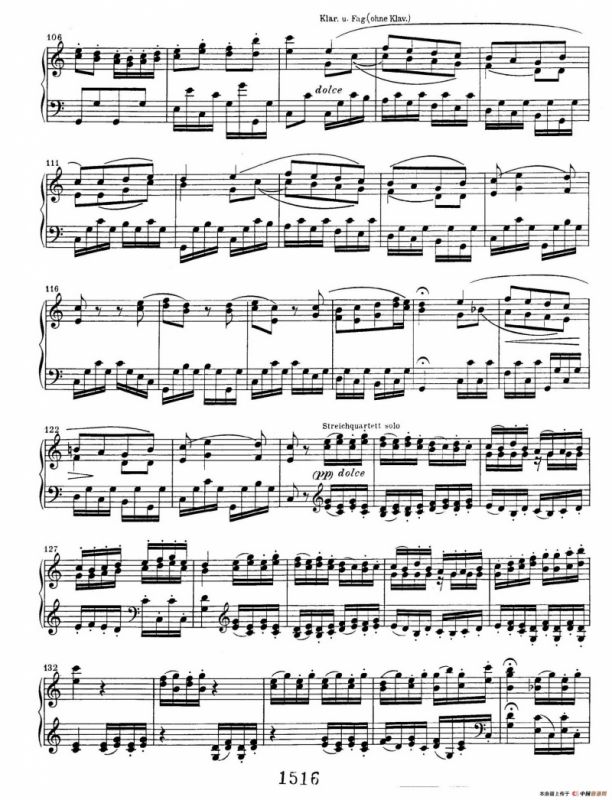 Choral Fantasia in c Minor Op.80（c小调合唱幻想曲·钢琴独奏版）