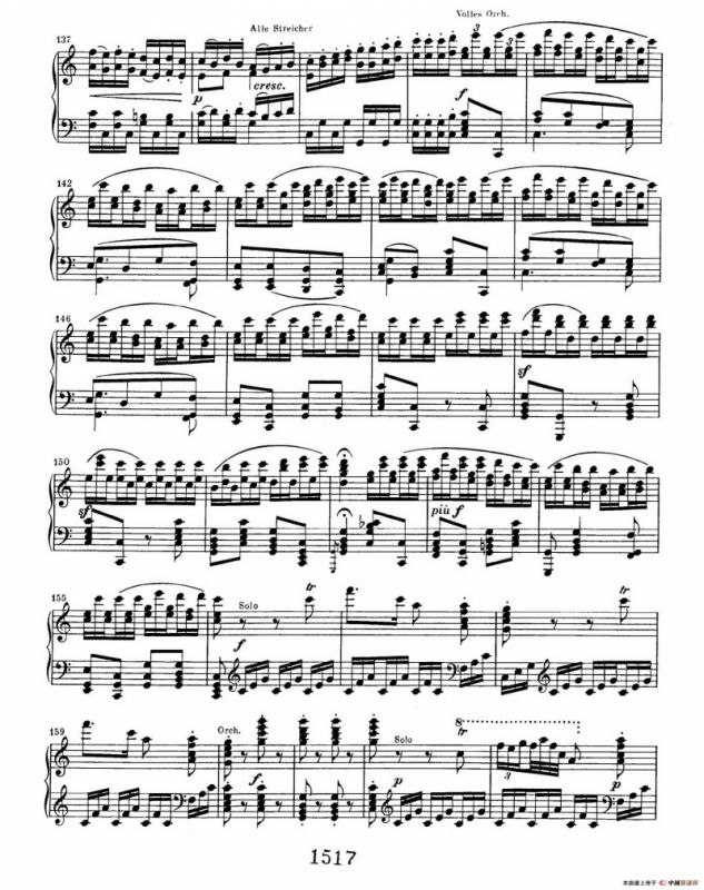 Choral Fantasia in c Minor Op.80（c小调合唱幻想曲·钢琴独奏版）