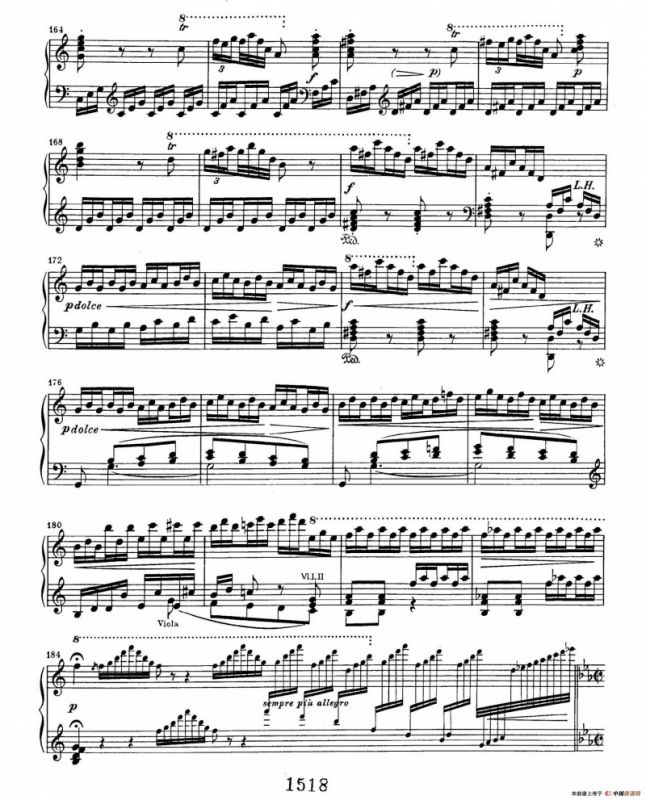 Choral Fantasia in c Minor Op.80（c小调合唱幻想曲·钢琴独奏版）