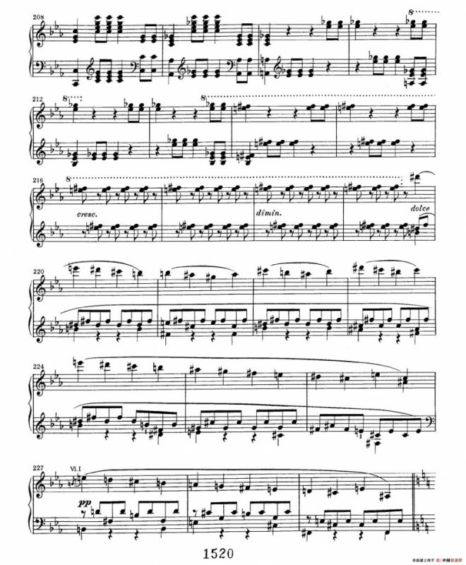 Choral Fantasia in c Minor Op.80（c小调合唱幻想曲·钢琴独奏版）