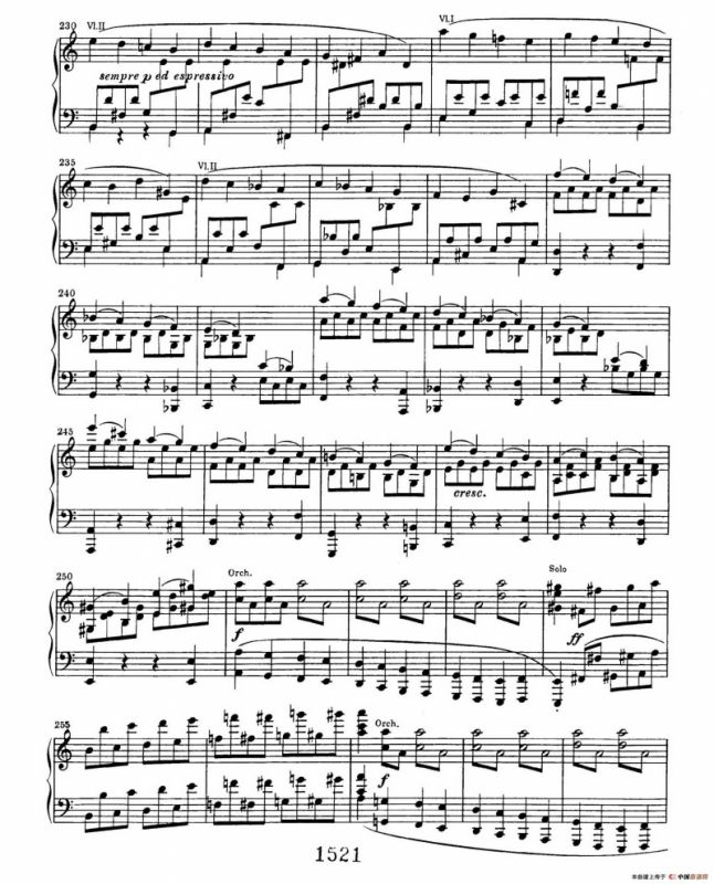 Choral Fantasia in c Minor Op.80（c小调合唱幻想曲·钢琴独奏版）