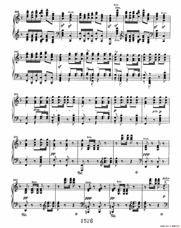 Choral Fantasia in c Minor Op.80（c小调合唱幻想曲·钢琴独奏版）