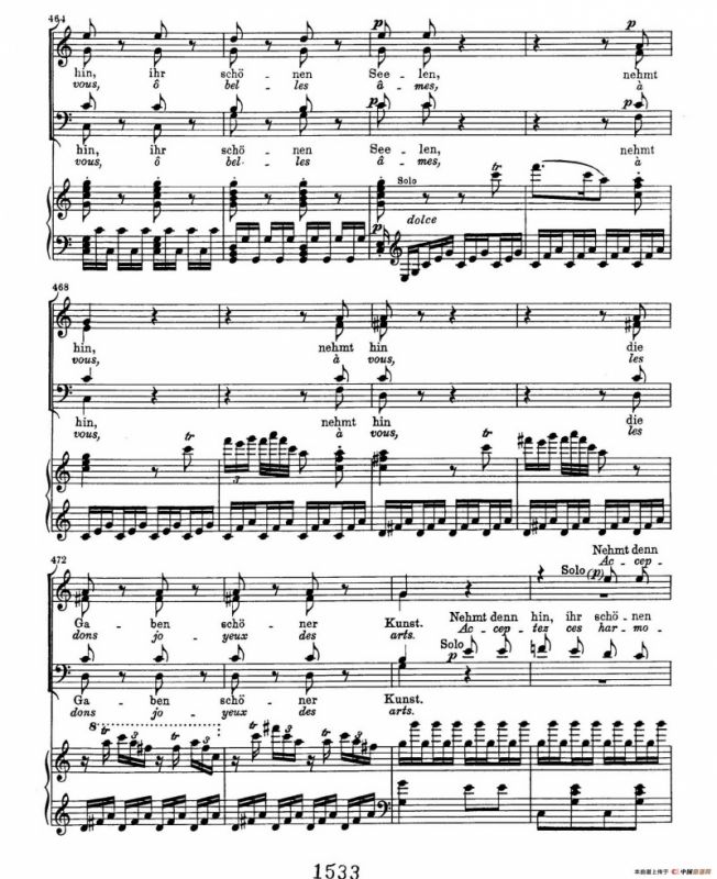 Choral Fantasia in c Minor Op.80（c小调合唱幻想曲·钢琴独奏版）