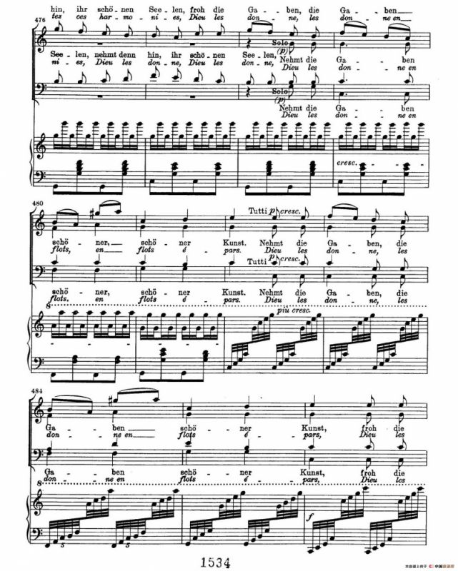 Choral Fantasia in c Minor Op.80（c小调合唱幻想曲·钢琴独奏版）