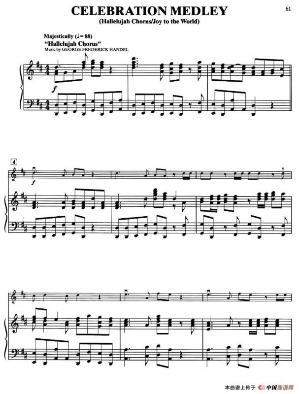 CELEBRATION MEDLEY（钢琴伴奏谱）