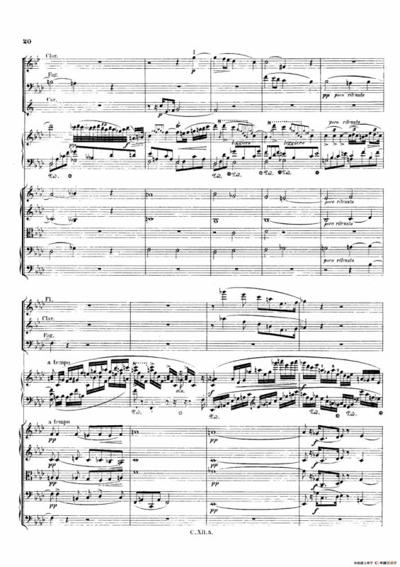 Piano Concerto No.2 in f Minor Op.21（f小调第二钢琴协奏曲·总谱）