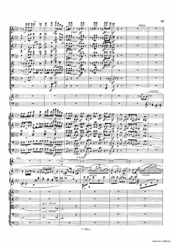 Piano Concerto No.2 in f Minor Op.21（f小调第二钢琴协奏曲·总谱）