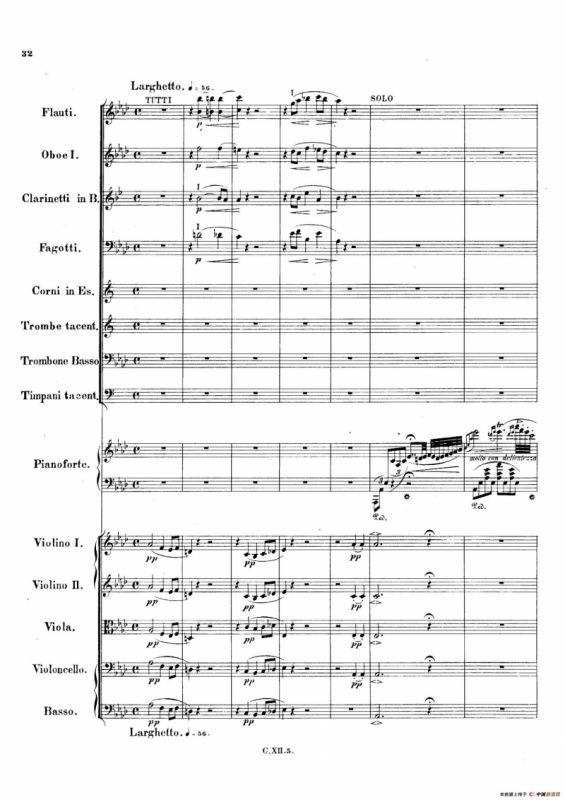 Piano Concerto No.2 in f Minor Op.21（f小调第二钢琴协奏曲·总谱）