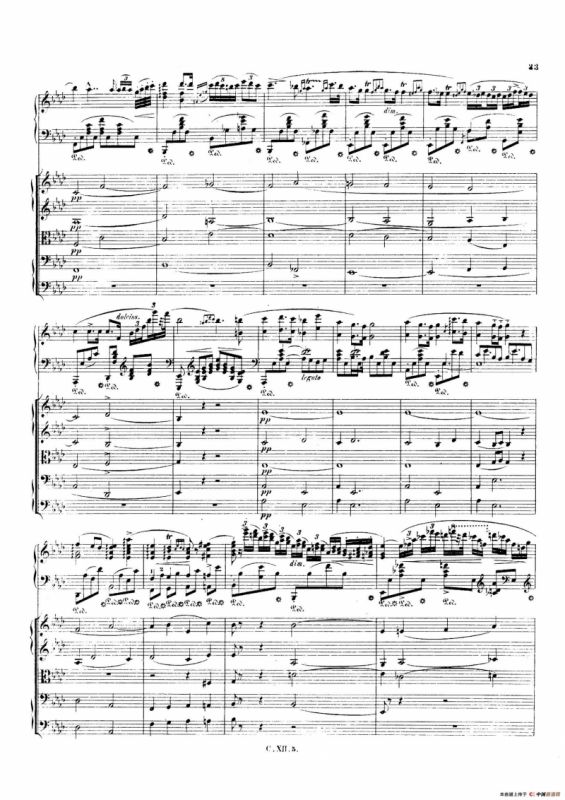 Piano Concerto No.2 in f Minor Op.21（f小调第二钢琴协奏曲·总谱）