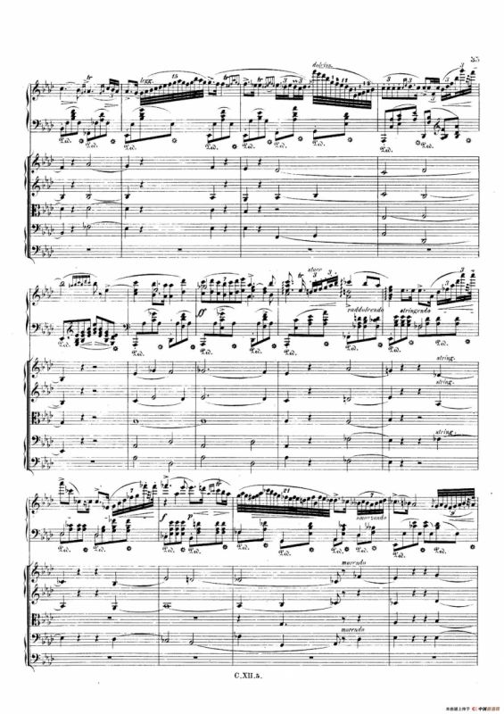 Piano Concerto No.2 in f Minor Op.21（f小调第二钢琴协奏曲·总谱）