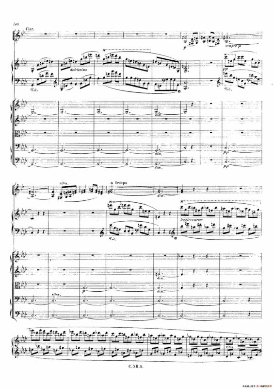 Piano Concerto No.2 in f Minor Op.21（f小调第二钢琴协奏曲·总谱）