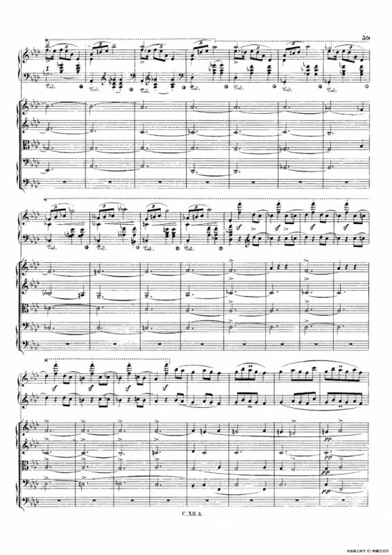Piano Concerto No.2 in f Minor Op.21（f小调第二钢琴协奏曲·总谱）