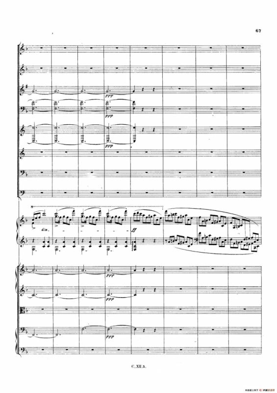 Piano Concerto No.2 in f Minor Op.21（f小调第二钢琴协奏曲·总谱）