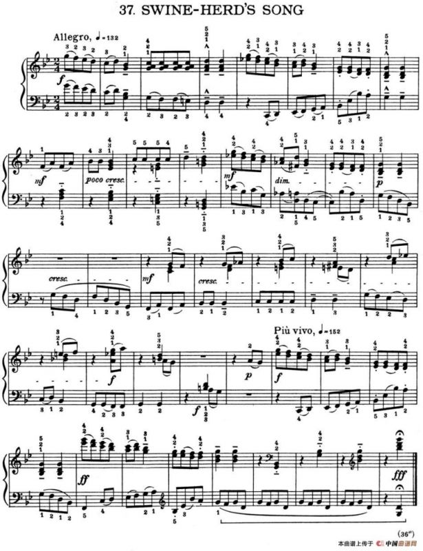 For Children Sz.42（献给孩子们·37）