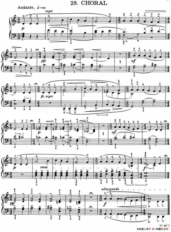 For Children Sz.42（献给孩子们·28）