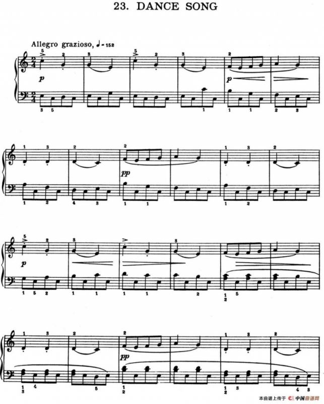 For Children Sz.42（献给孩子们·23）