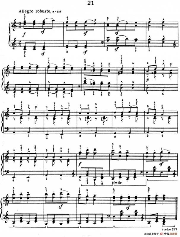 For Children Sz.42（献给孩子们·21）