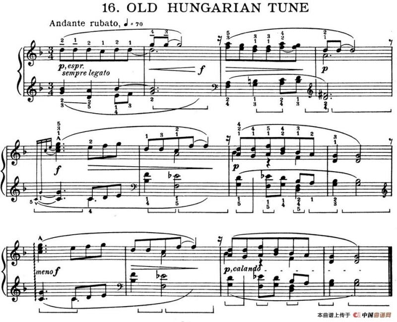 For Children Sz.42（献给孩子们·16）