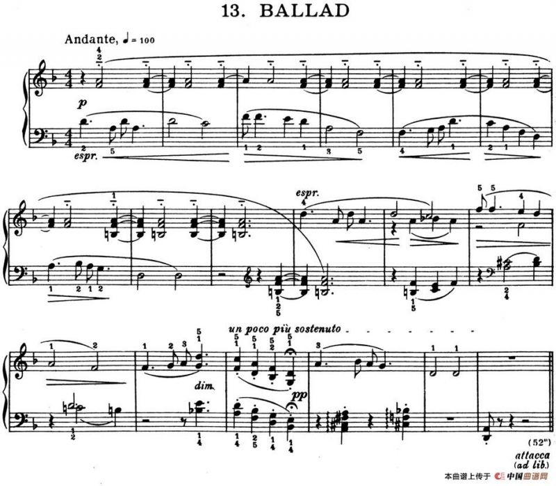 For Children Sz.42（献给孩子们·13）