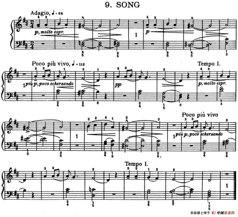 For Children Sz.42（献给孩子们·9）