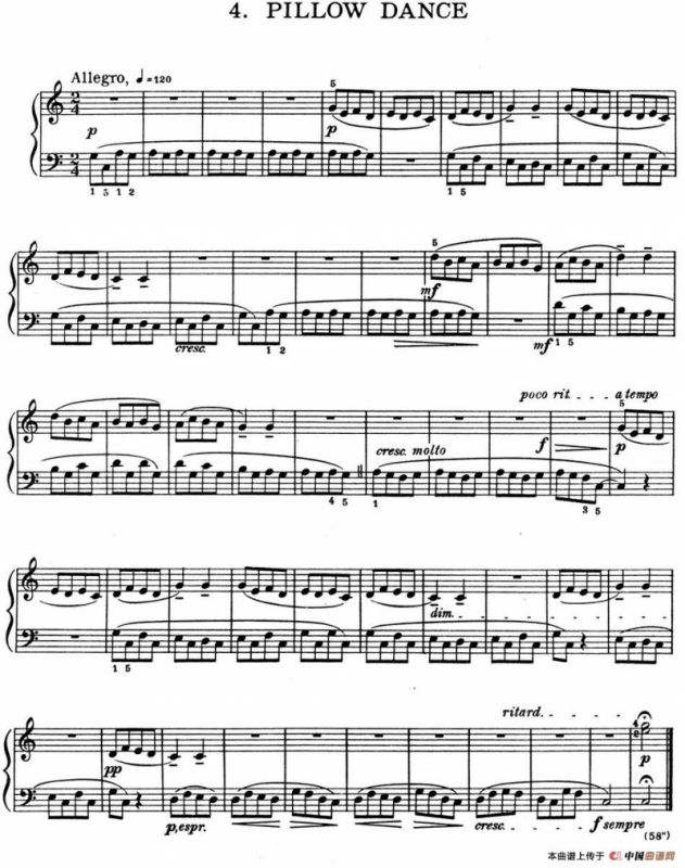 For Children Sz.42（献给孩子们·4）