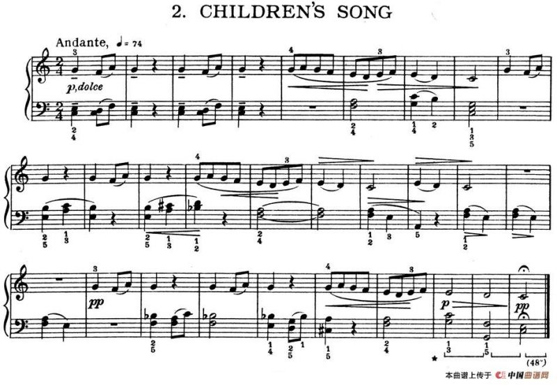 For Children Sz.42（献给孩子们·2）