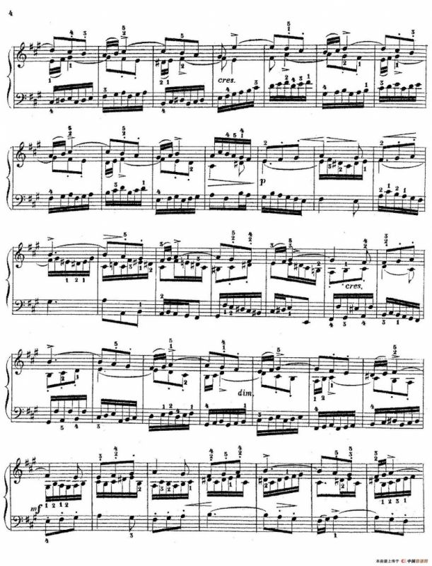 Six Fugues Op.17（6首赋格·Ⅴ）