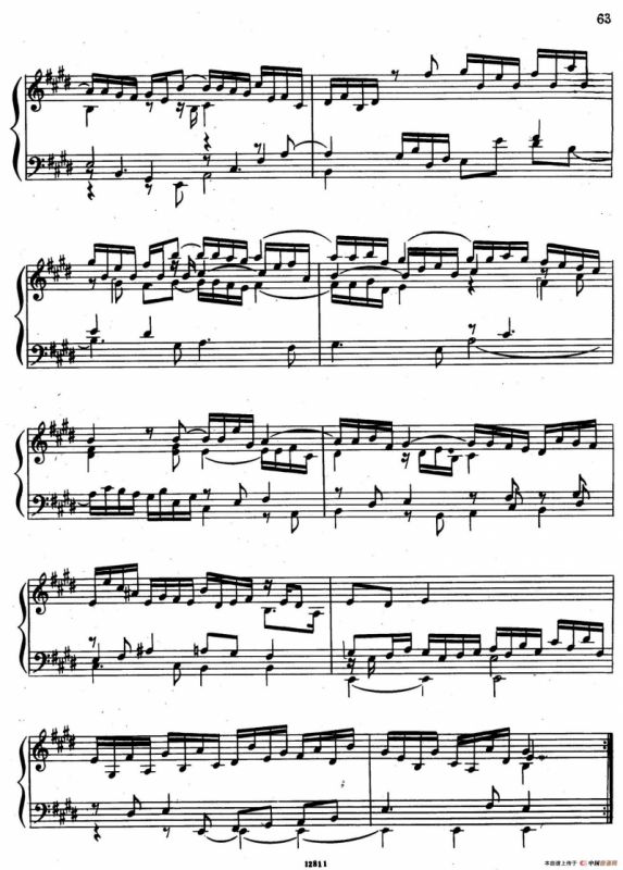 Suite No.5 in E Major HWV 430（E大调第五组曲）