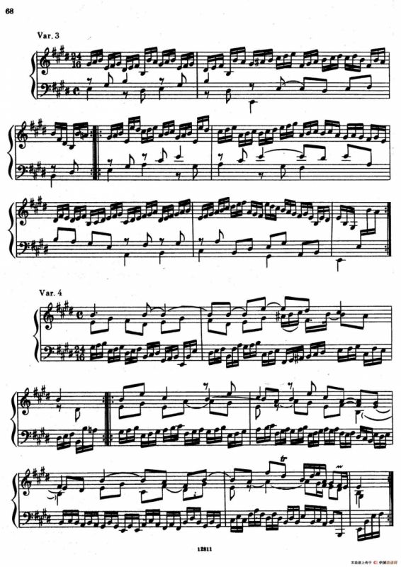 Suite No.5 in E Major HWV 430（E大调第五组曲）