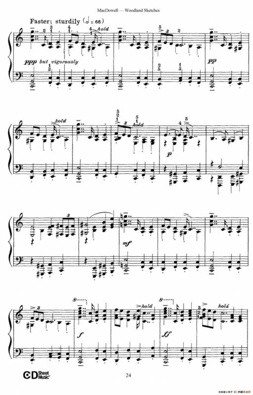 Woodland Sketches Op.51（森林素描·10）