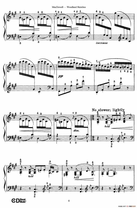 Woodland Sketches Op.51（森林素描·2）