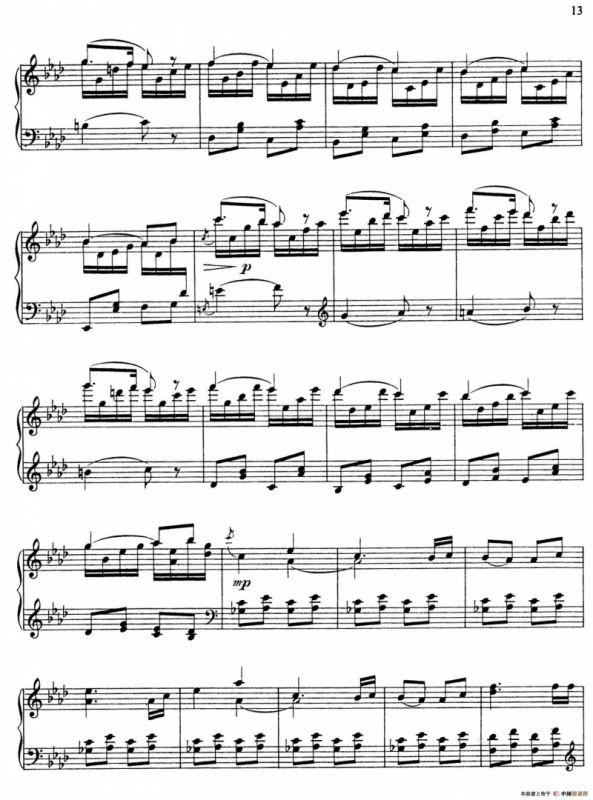 The Flowers（花之组曲）（Op.85.Nr.4）