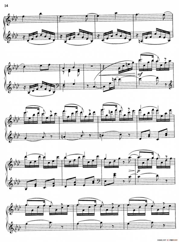 The Flowers（花之组曲）（Op.85.Nr.4）