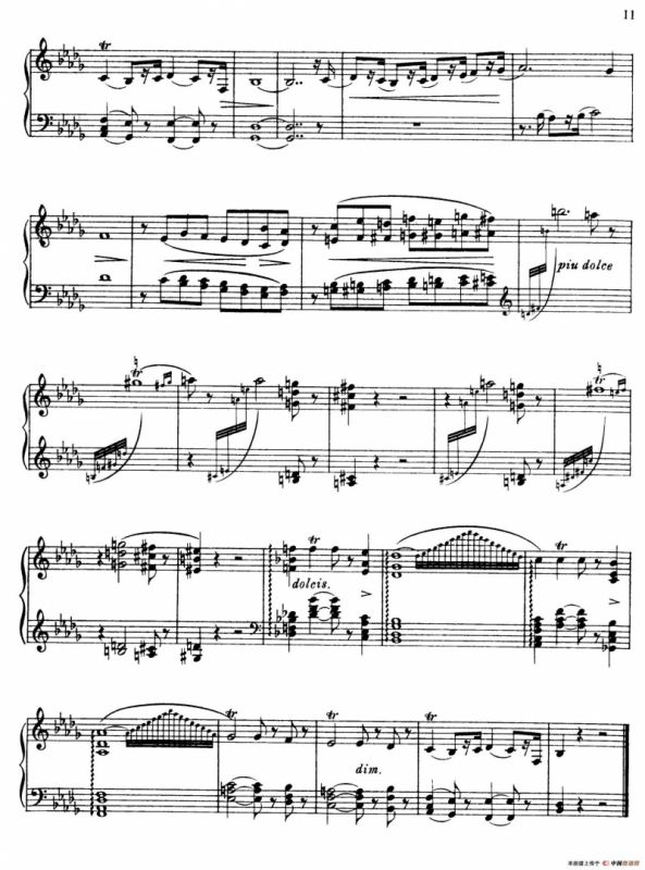 The Flowers（花之组曲）（Op.85.Nr.3-鸢尾）