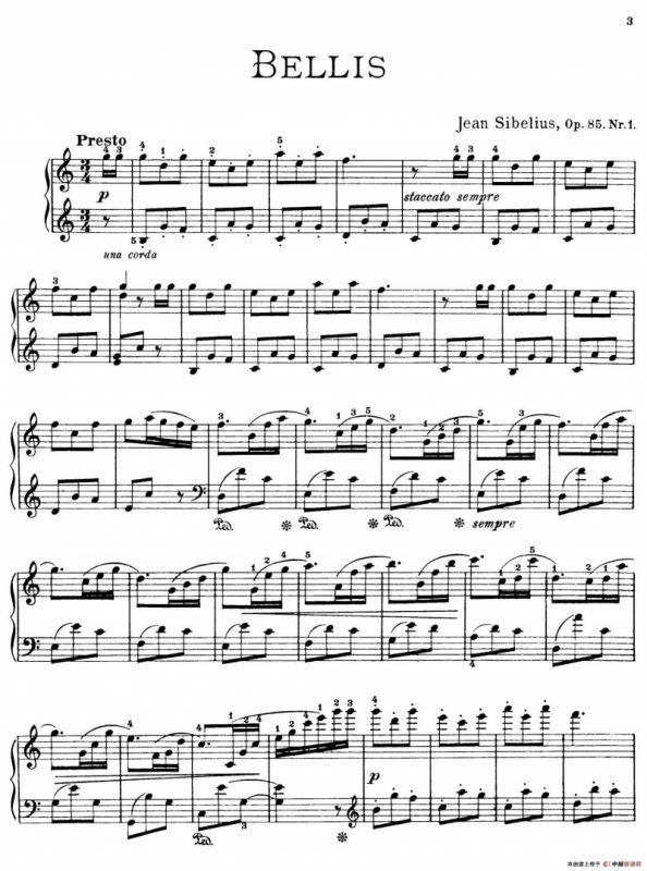 The Flowers（花之组曲）（Op.85.Nr.1-雏菊）