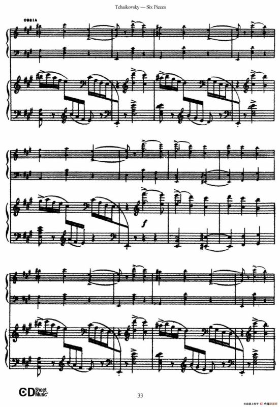 Six Pieces Op.51（6首小品·4b）