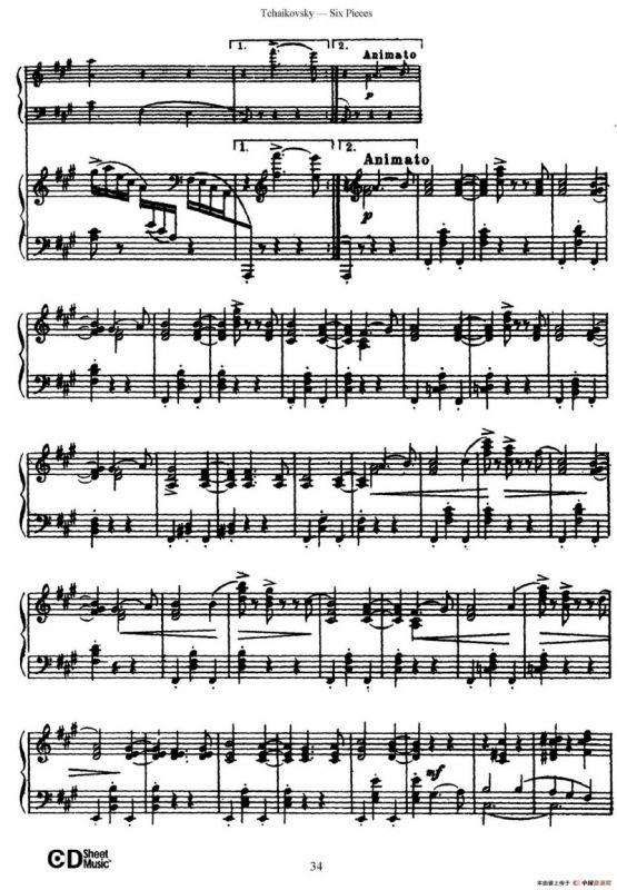 Six Pieces Op.51（6首小品·4b）