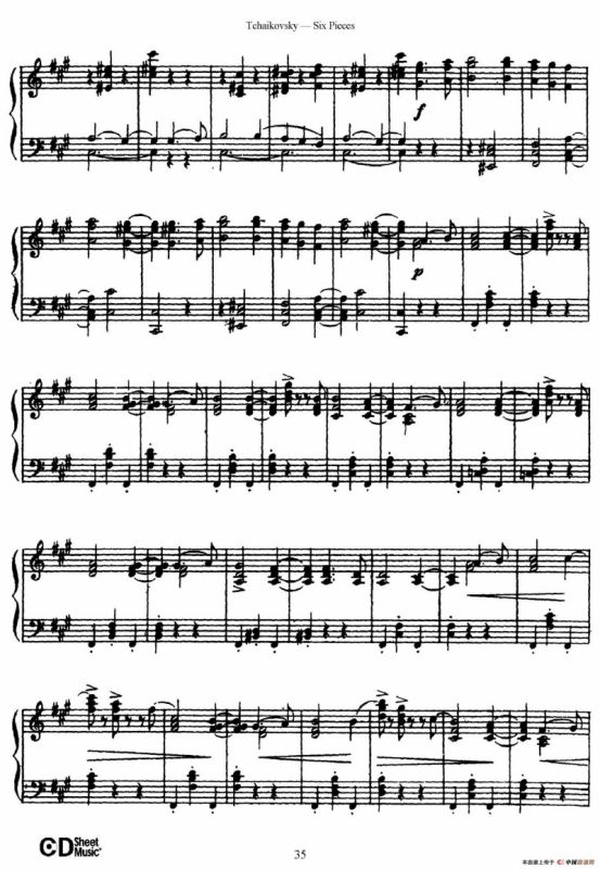 Six Pieces Op.51（6首小品·4b）