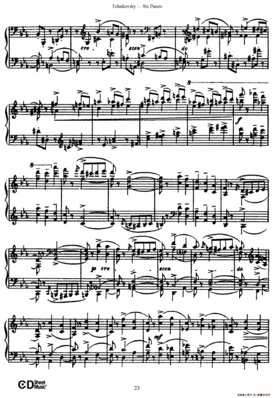 Six Pieces Op.51（6首小品·3）