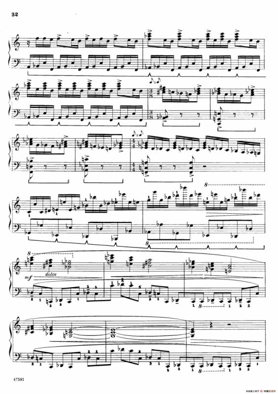 Piano Sonata in E-flat Major Op.95（降E大调钢琴奏鸣曲·Ⅲ）