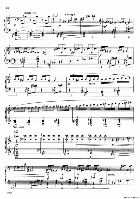 Piano Sonata in E-flat Major Op.95（降E大调钢琴奏鸣曲·Ⅲ）